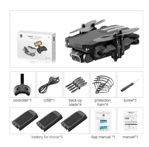 Pocket Drone 4k- Quadcopter Foldable Toy