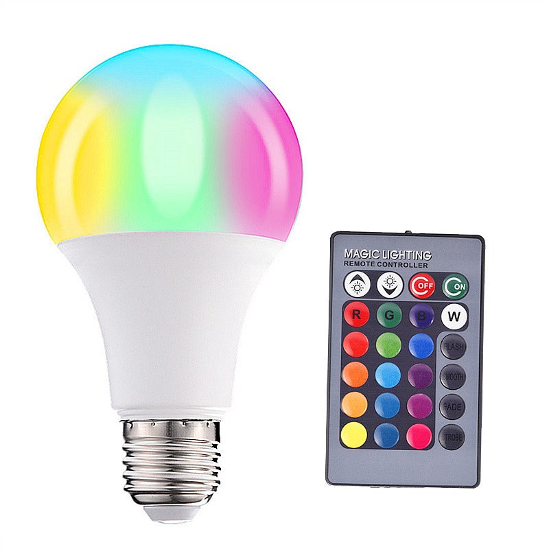 Colorful Remote Control LED Bulb