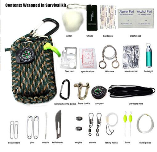 SOS Emergency Equipment bag 29 items in 1 bag