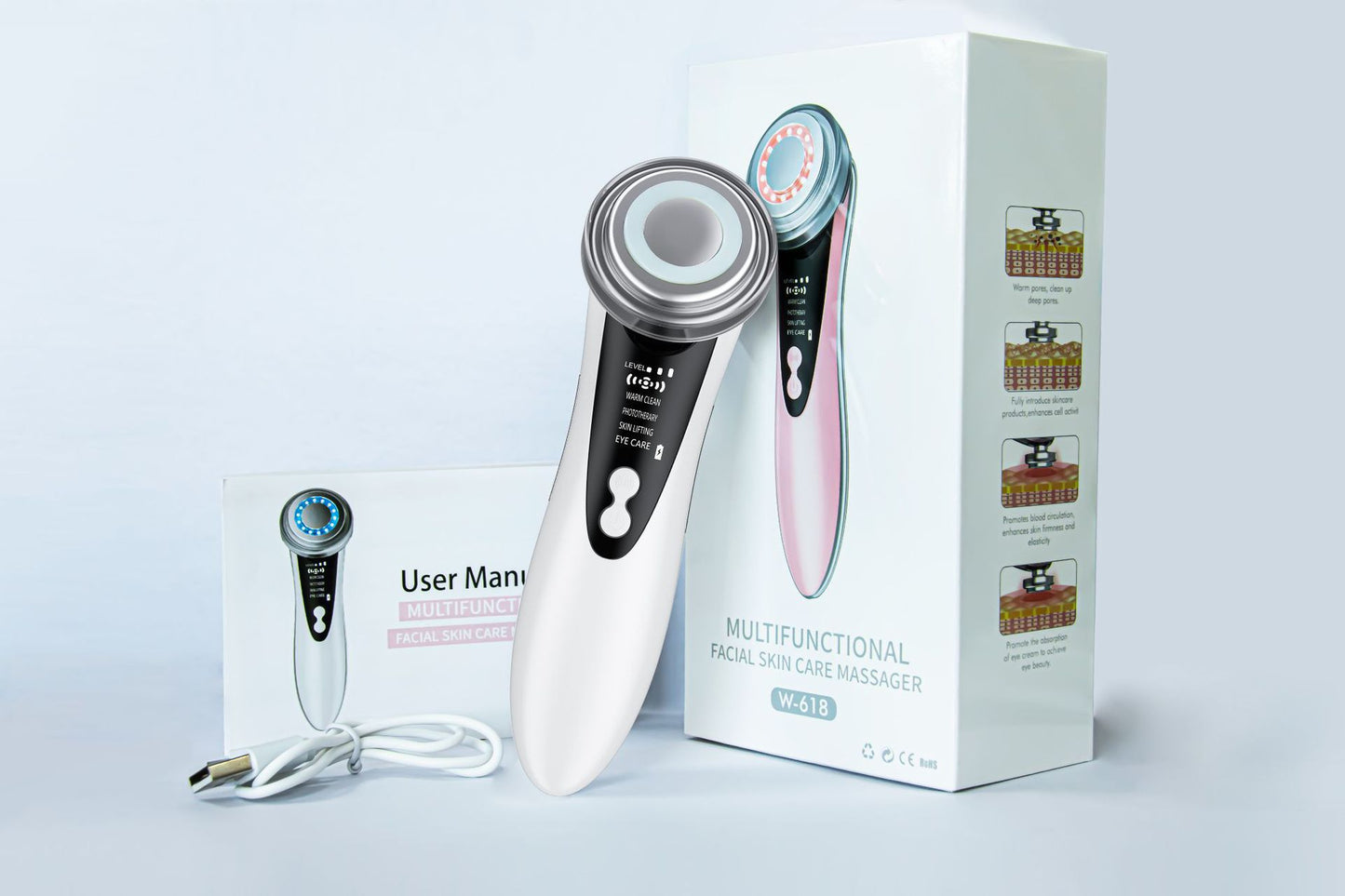 Haili Care Color Rejuvenation- Facial Massager