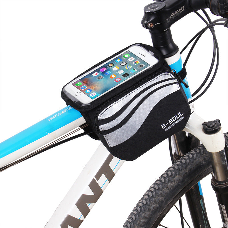 Mountain Bike Upper Tube Bag Cell Phone Holder