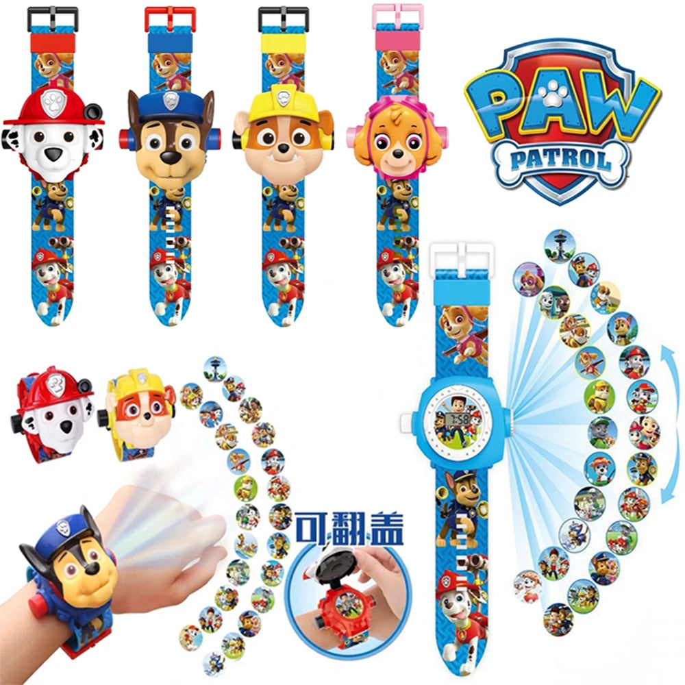 Paw Patrol Toys 3D Projection Digital Watch