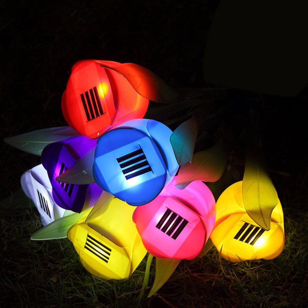 Solar lawn lamp LED - 7 Colors