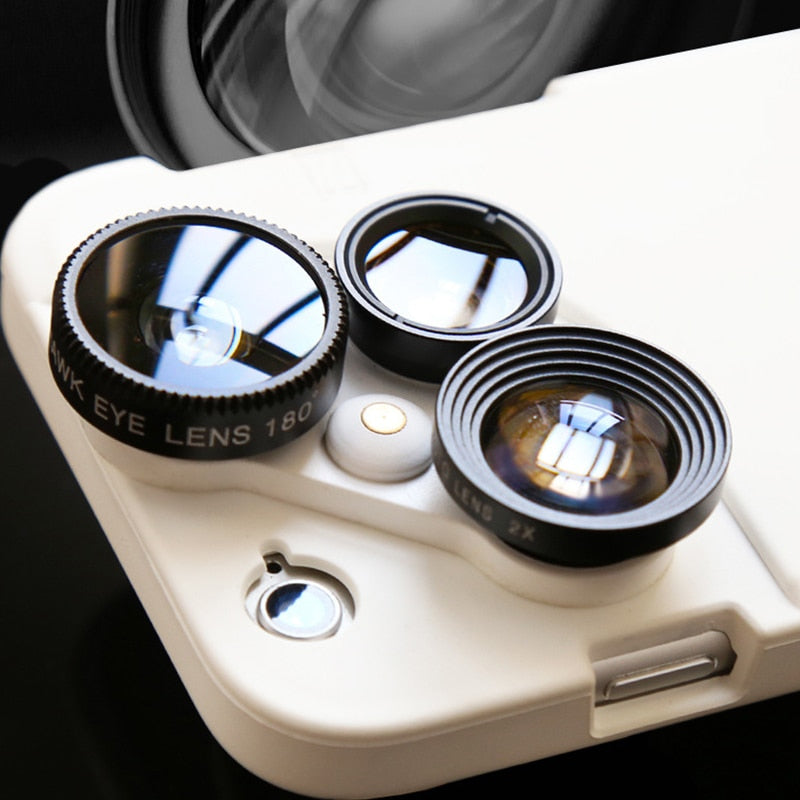 Mobile Phone Lens Cases- Full Coverage For iPhone - 4 in 1