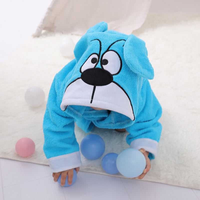 Baby Hooded Animal Bathrobe