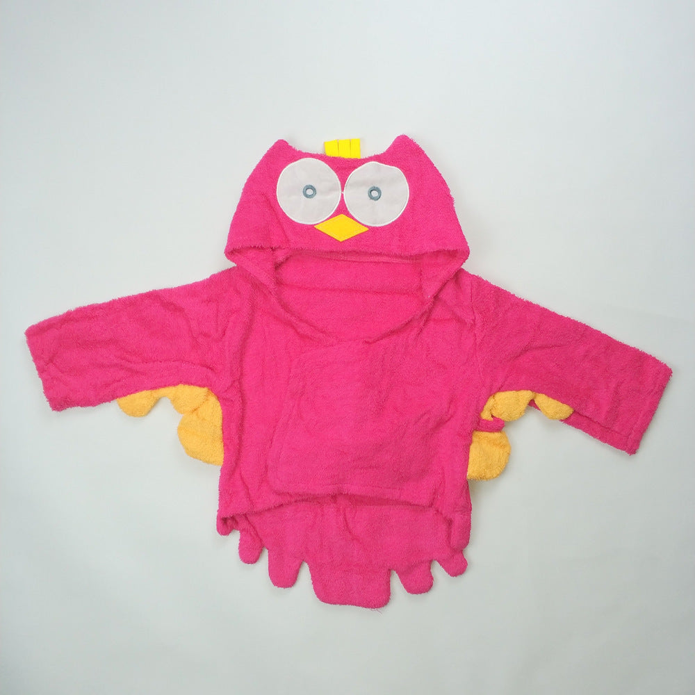 Baby Hooded Animal Bathrobe