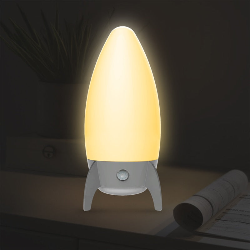 LED Rocket Table Lamp