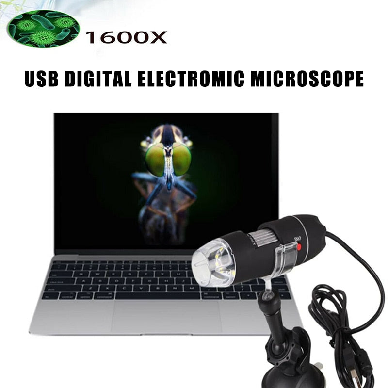 LED Microscope Camera- 1000X/1600X Magnifier