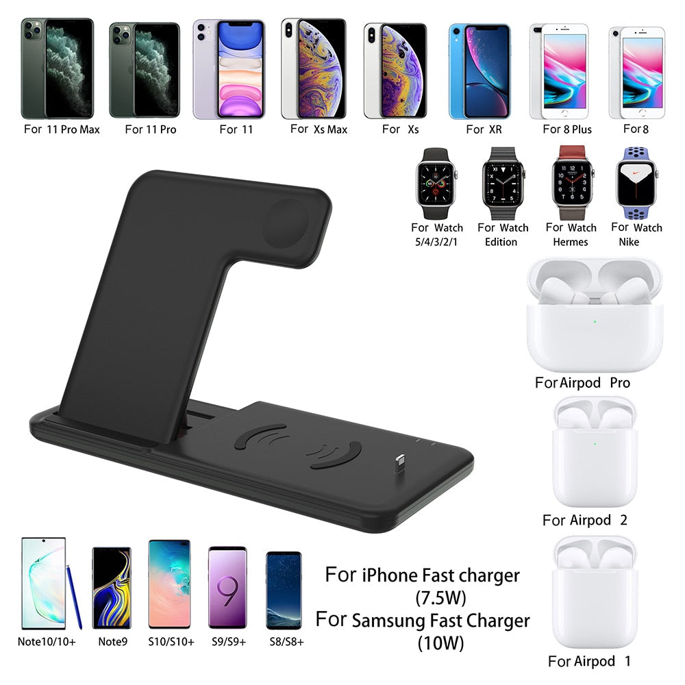 Fast Wireless Charger Stand For iPhone