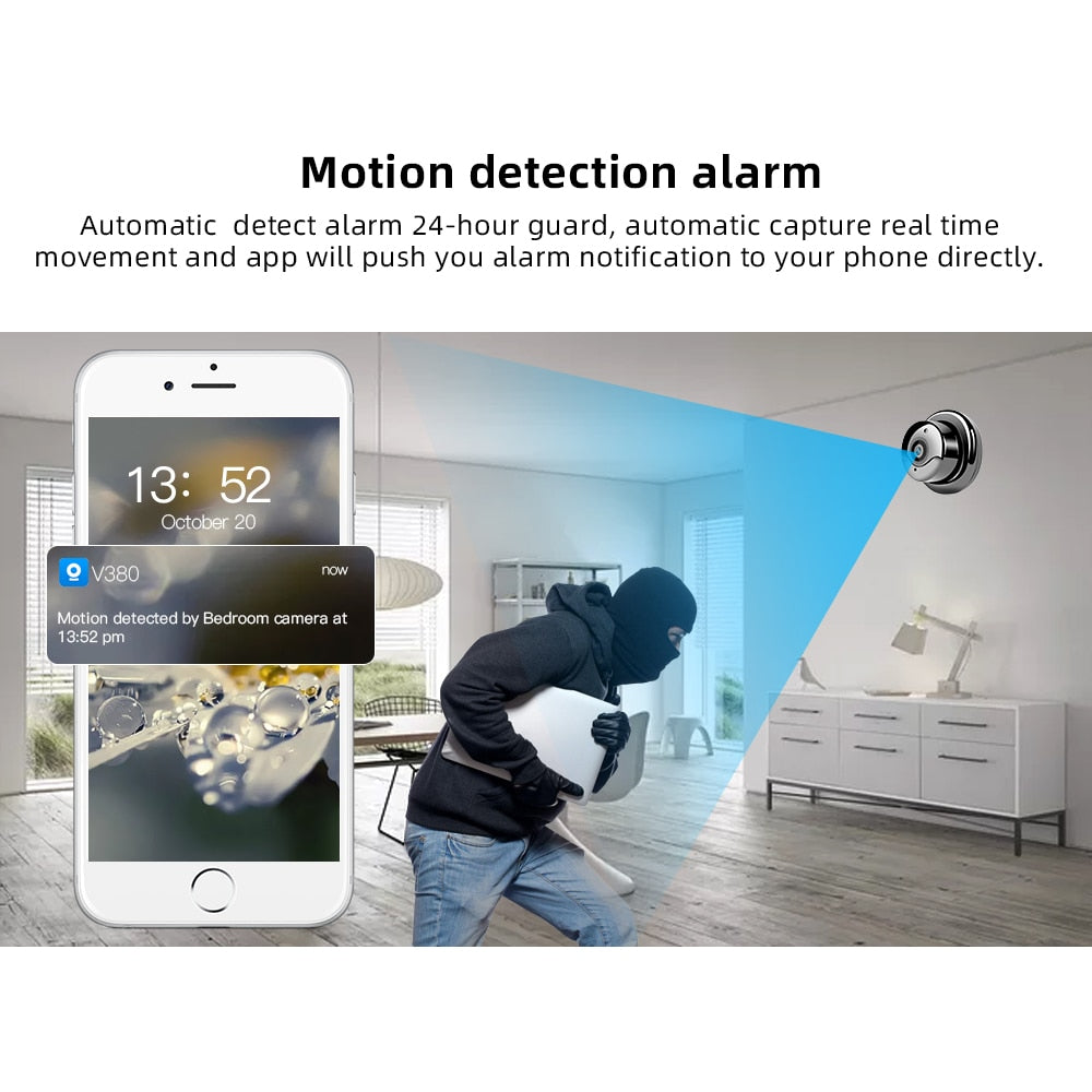 Wireless Mini Wi Fi Camera & Home Security Camera