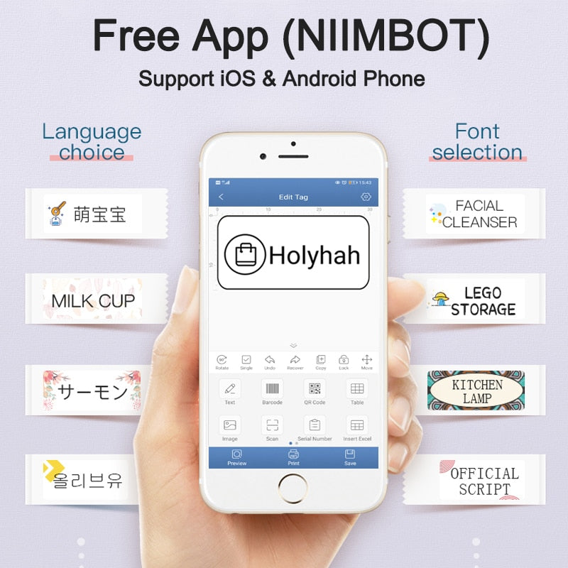 Niimbot D11 Wireless Label printer